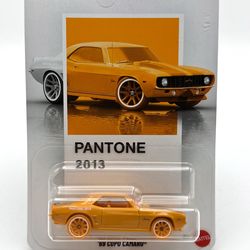 Hot Wheels Silver Series 1:64 Scale Diecast Model - ‘69 Chevy Copo Camaro (Pantone 2013)
