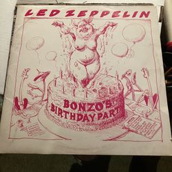 RARE Led Zeppelin Led Zeppelin – Bonzo's Birthday Party LP vinyl record albums physical graffiti 1975 Vinyl
