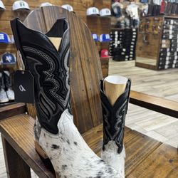 cowhide boots 