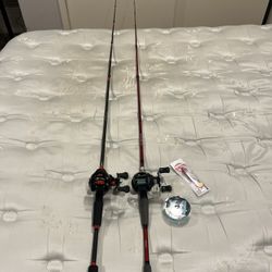 2 Baitcastig Setups And 1 Lure I Had.  (cheap)
