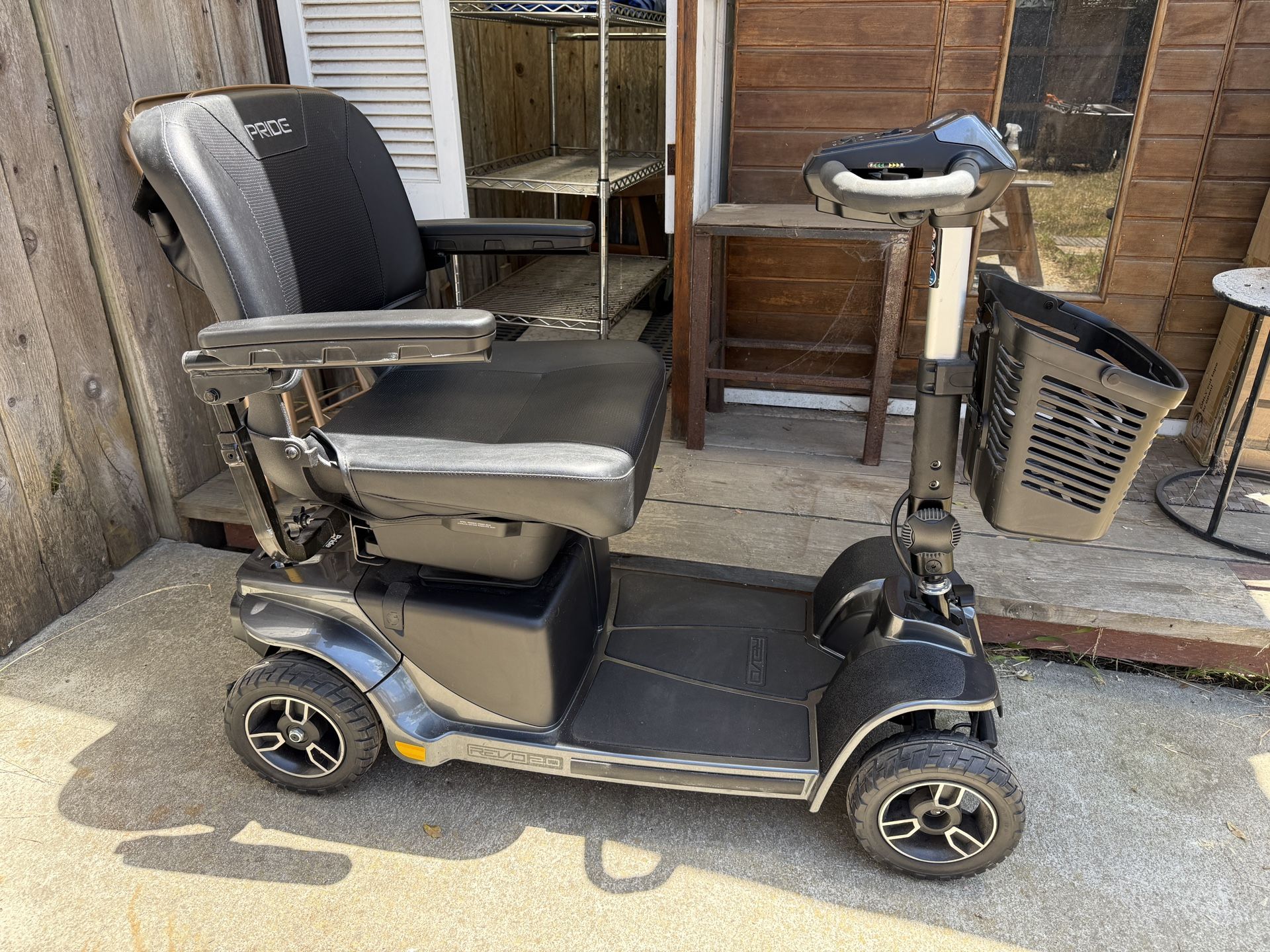 Pride are 2.0 Scooter 5.2MPH 400 lb. Limit