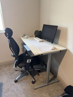 Desk and Office Chair