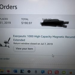 Recumbent Exercise Bike