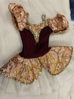 Stunningly, Gorgeous Ballerina Dress - Wine/Red/Ivory - Great quality