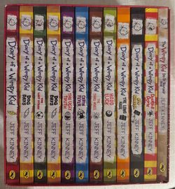 Diary of a Wimpy Kid book set