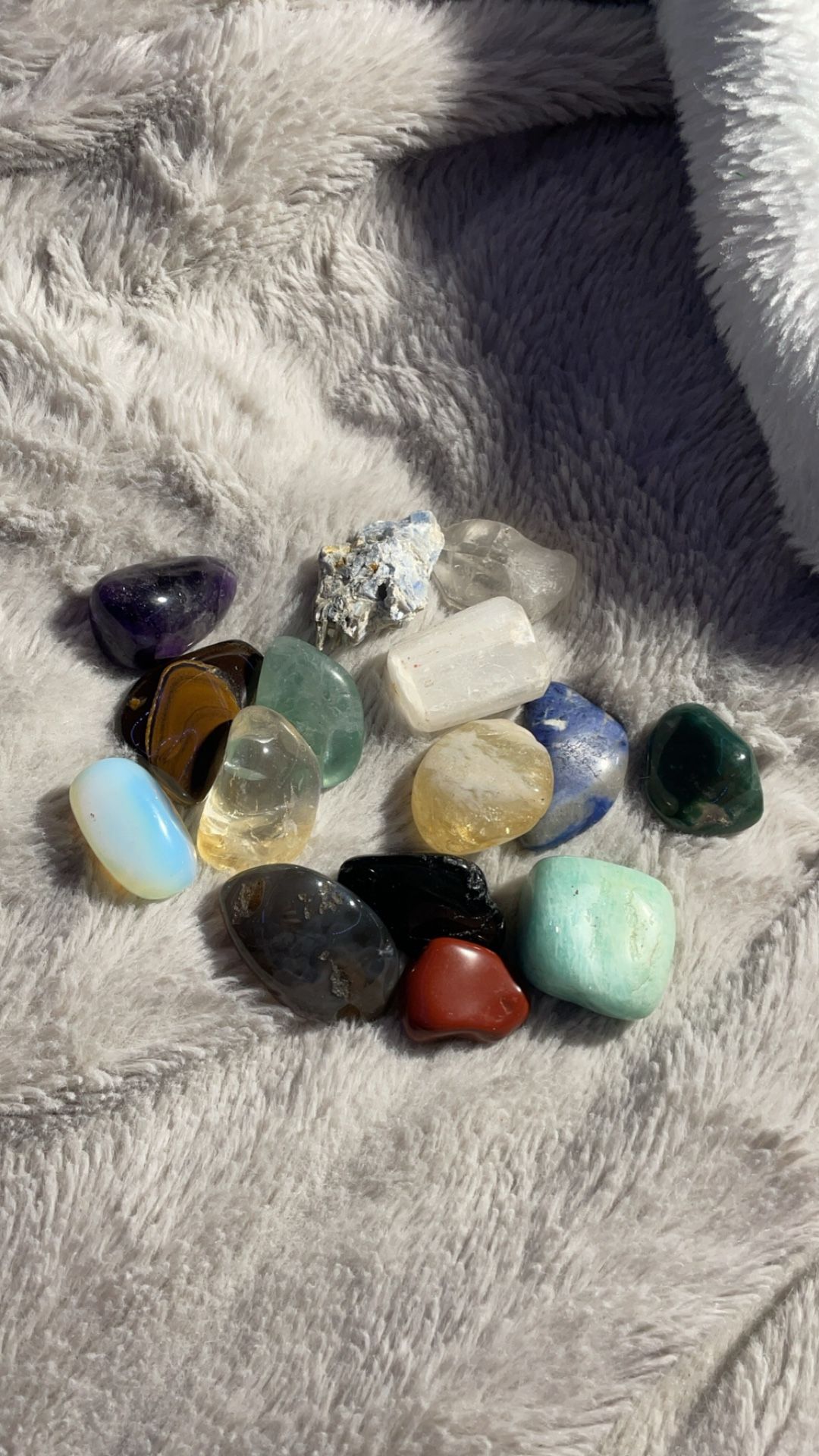 real healing crystals (names in desc)