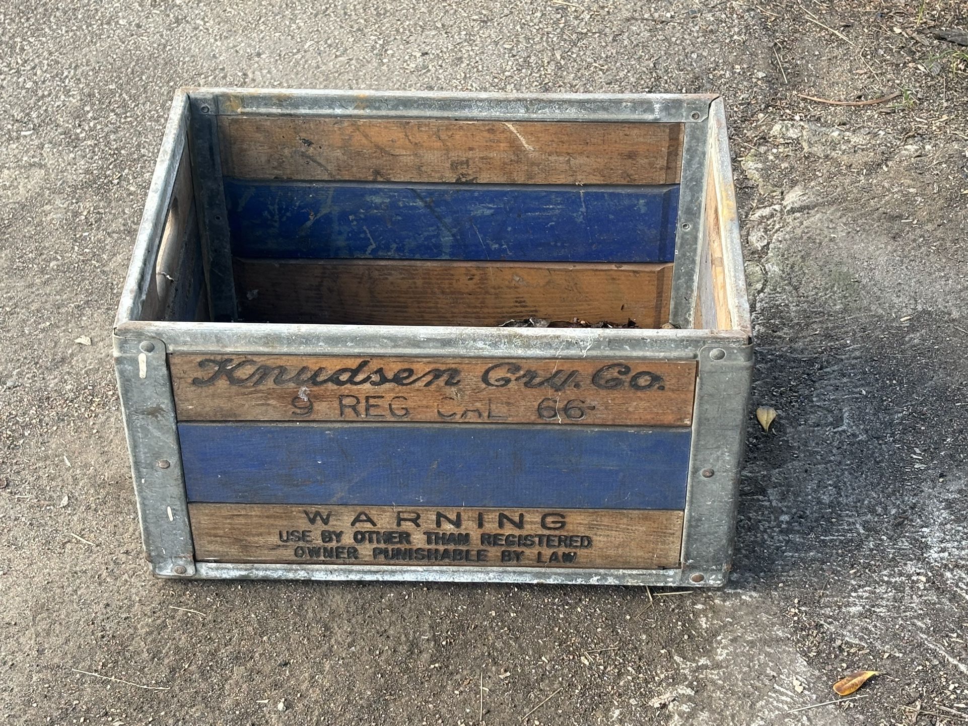 Vintage Milk Crate 