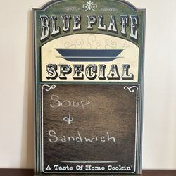 Kitchen Menu Board