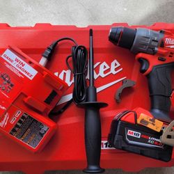 Milwaukee M18 Fuel ½" Hammer Drill + 5ah Battery & Charger