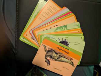 My first dinosaur flash cards and other priustoric animals