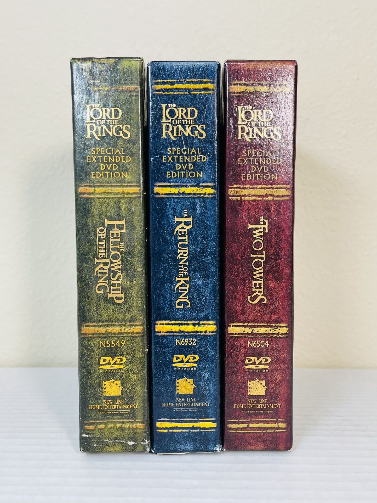 Lord of the Rings Motion Picture Trilogy Special Extended Edition 12 DVD Set