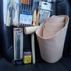 Leather and leather working tools