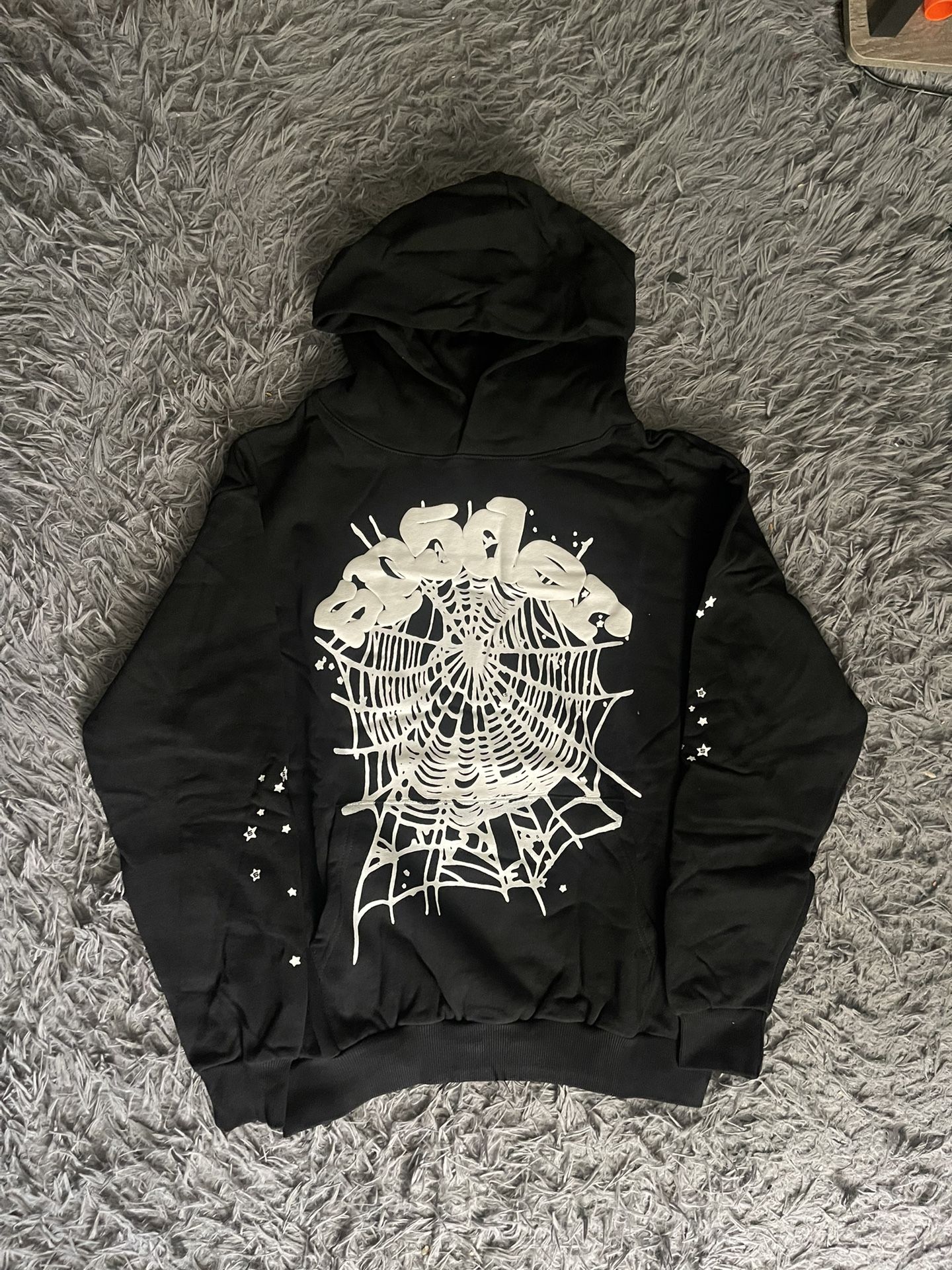 Black Web Sp5der Hoodie
