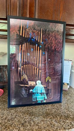 Disneyland Haunted Mansion Organist Poster
