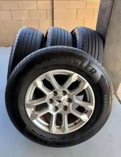 Newly Tires 🔥  Chevy Silverado Tahoe Suburban 18" Wheels and Newly Goodyear Tires
