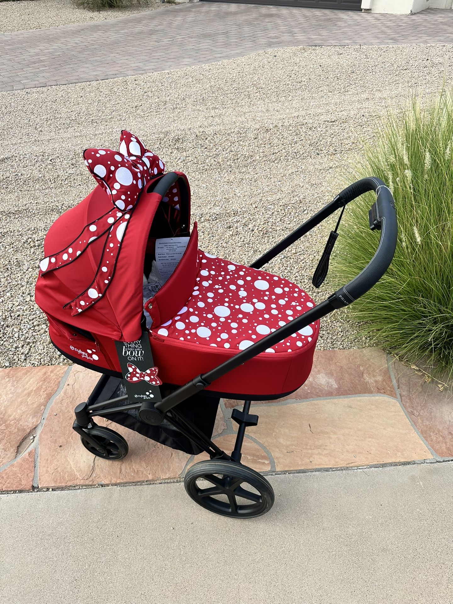 Cybex Mios2 LUX Carry Cot Stroller Minnie Mouse Jeremy Scott Petticoat  Stroller Brand New
