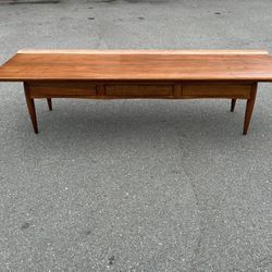 Mid Century Walnut Coffee Table 