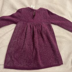 Gymboree, Purple Newborn Sweater, Dress Size 6 To 12 Months