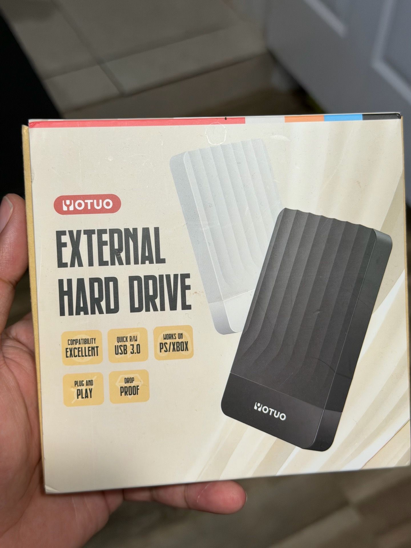 YOTUO 1TB External Hard Drive USB 3.0 PS5 Xbox PC Mac Portable