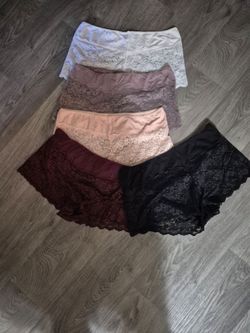 (5) New silky lace  (top support)women's panties!