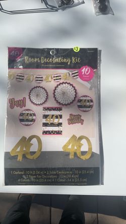 40th Birthday Decorations