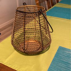 Metal Wire Candle Lantern 