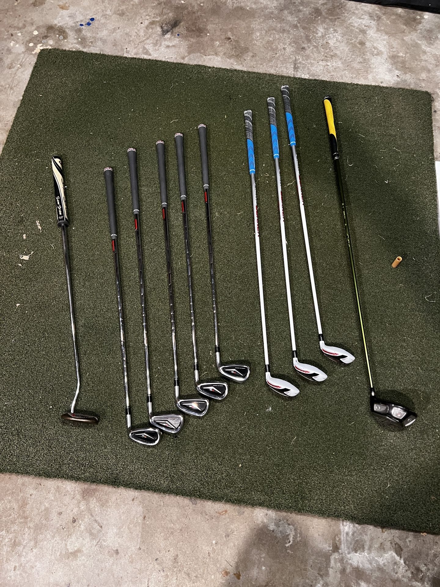 Full Golf Club Set – TaylorMade Irons & Hybrids + Odyssey Putter + Bag – Ready to Play!