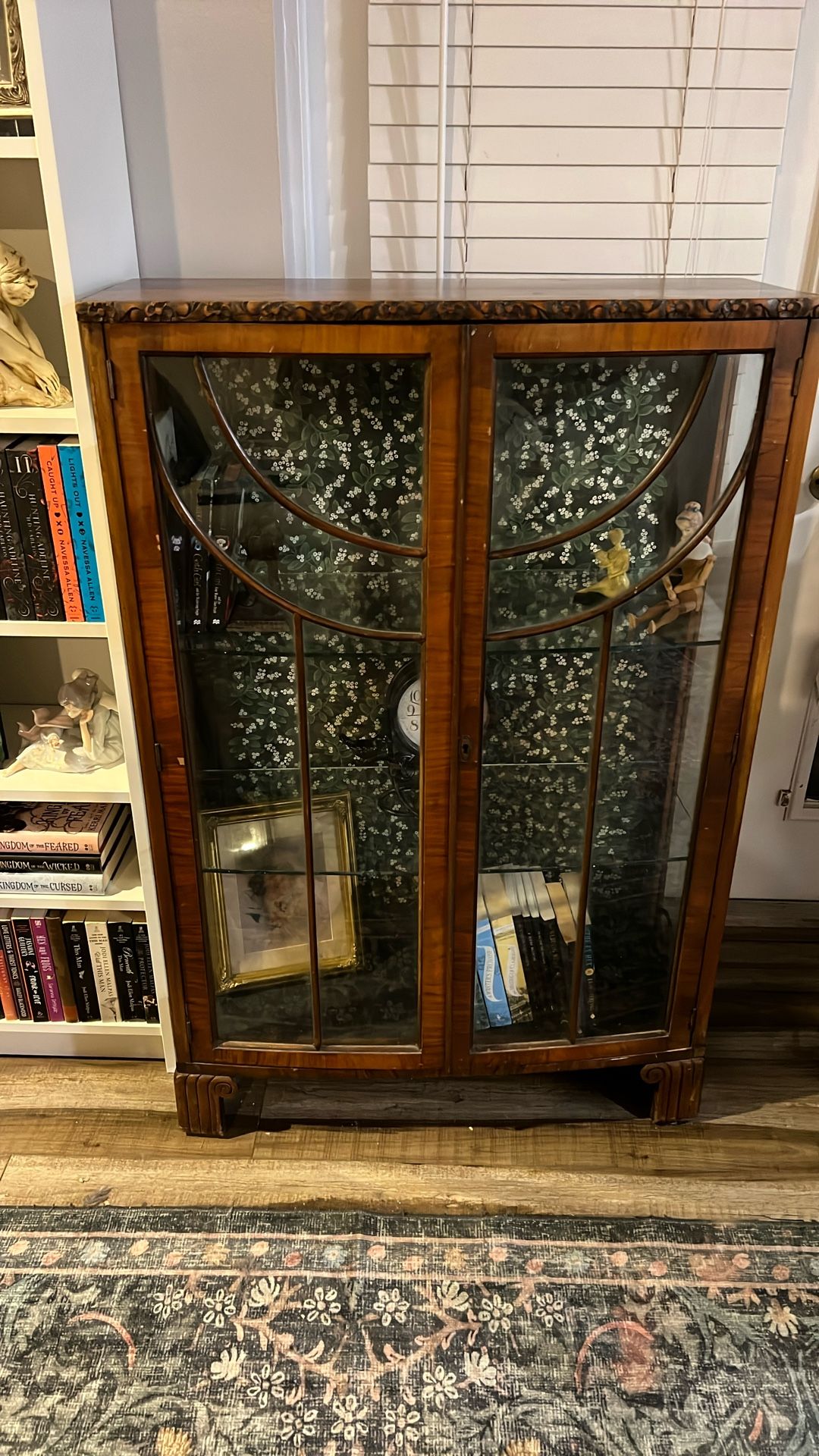 Antique Bookcase Cabinet