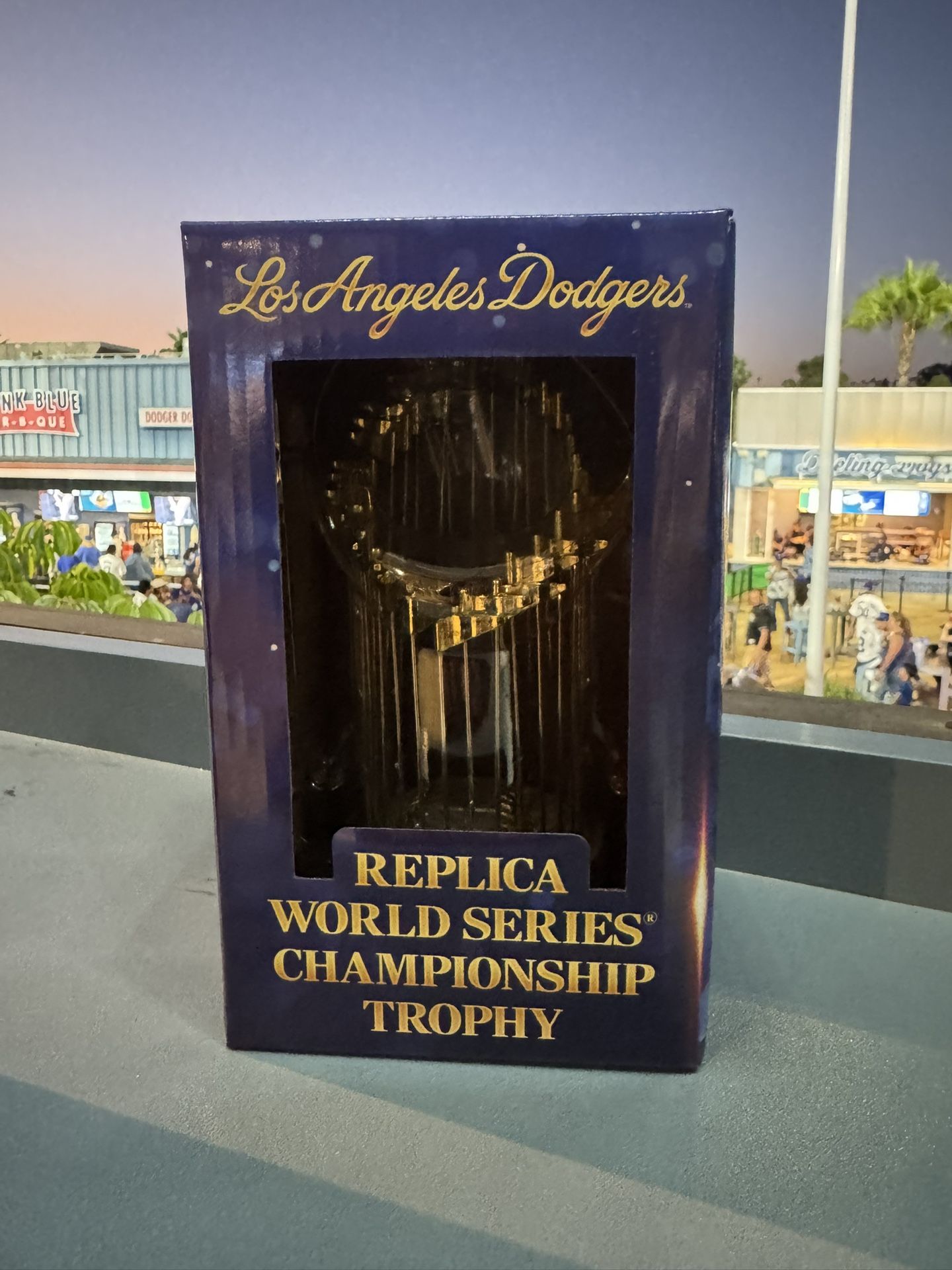 Dodgers Replica World Series Trophy