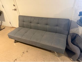 Futon couch.