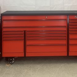 Master Series Snap On Toolbox With Microwave And Mini fridge Box