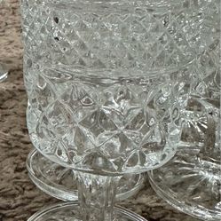 Vintage Anchor Hocking port wine tasters in Escondido