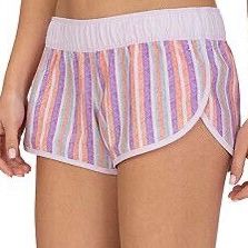 New with tag Hurley Women Overdye Herringstripe Boardshort (S) Barely Grape size M 