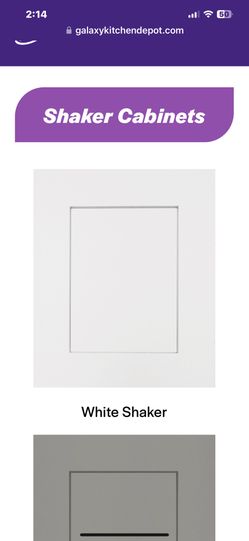 Different Prices Brand New White Shaker Kitchen Cabinets — Precios VarÃan Gabinetes nuevos Sin Usar