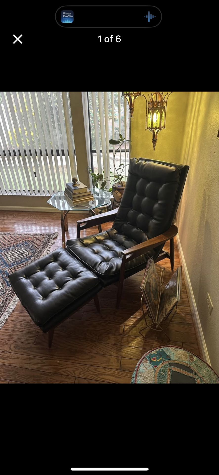 Scoop Chair w/ ottoman - Designed By Milo Baughman