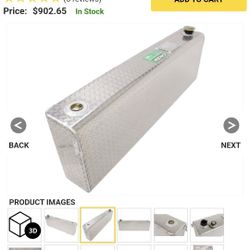 40gal Aluminum Under Rail Fuel Tank