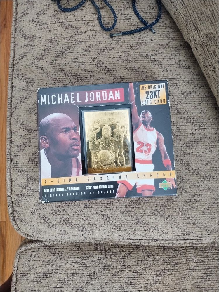 1995 Upper Deck Michael Jordan Gold Card