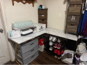 L-shaped desk