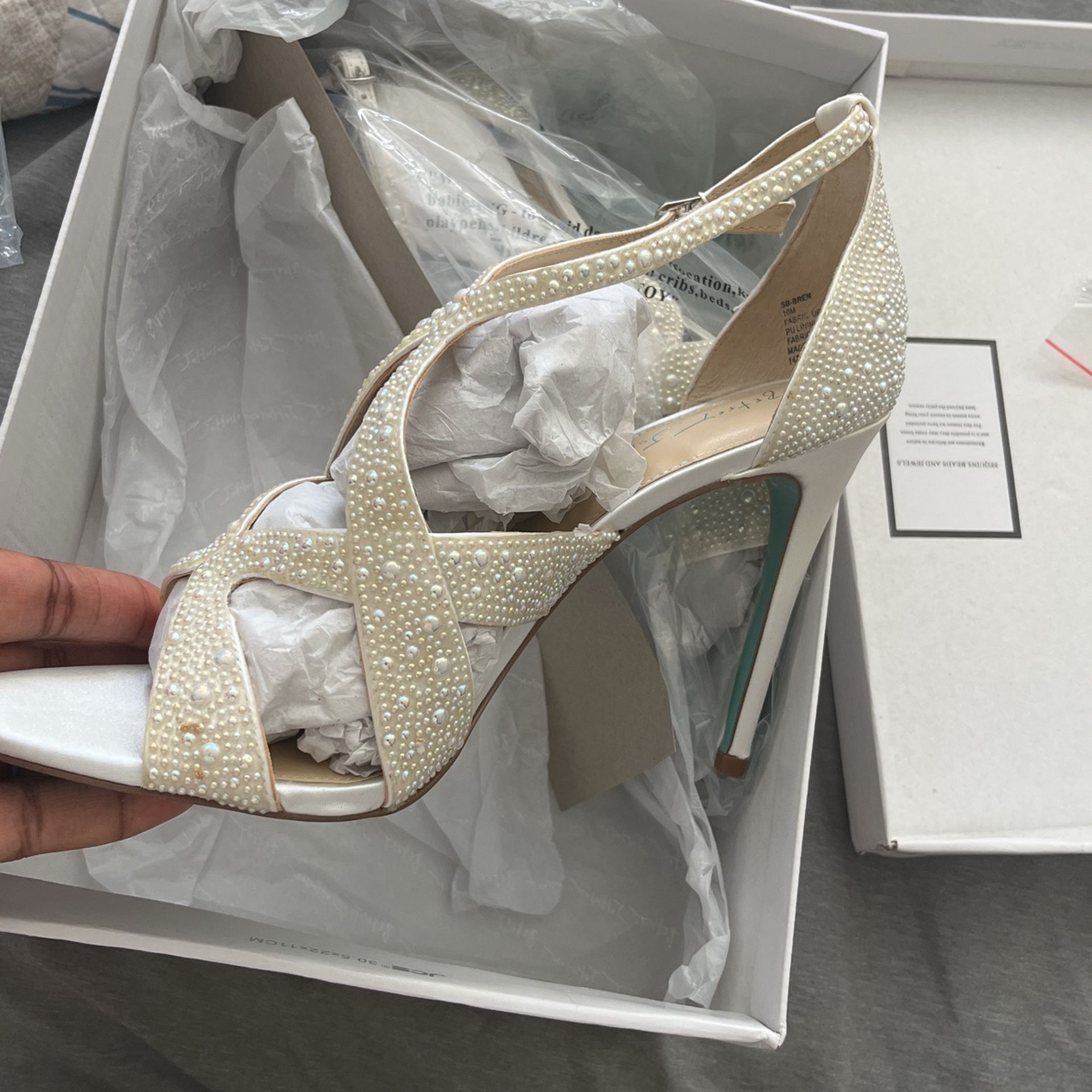 Ivory Size 10 Wedding Shoes