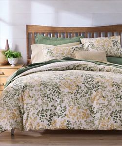 Alder Leaves Reversible 3-Pc. Comforter Set, full/Queen