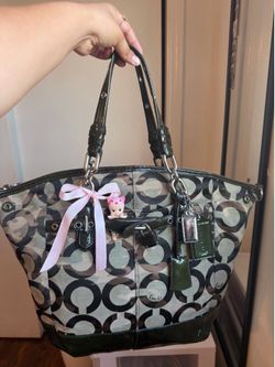 Vintage Camo Coach Bag