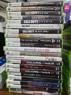 Xbox 360 games $5 each