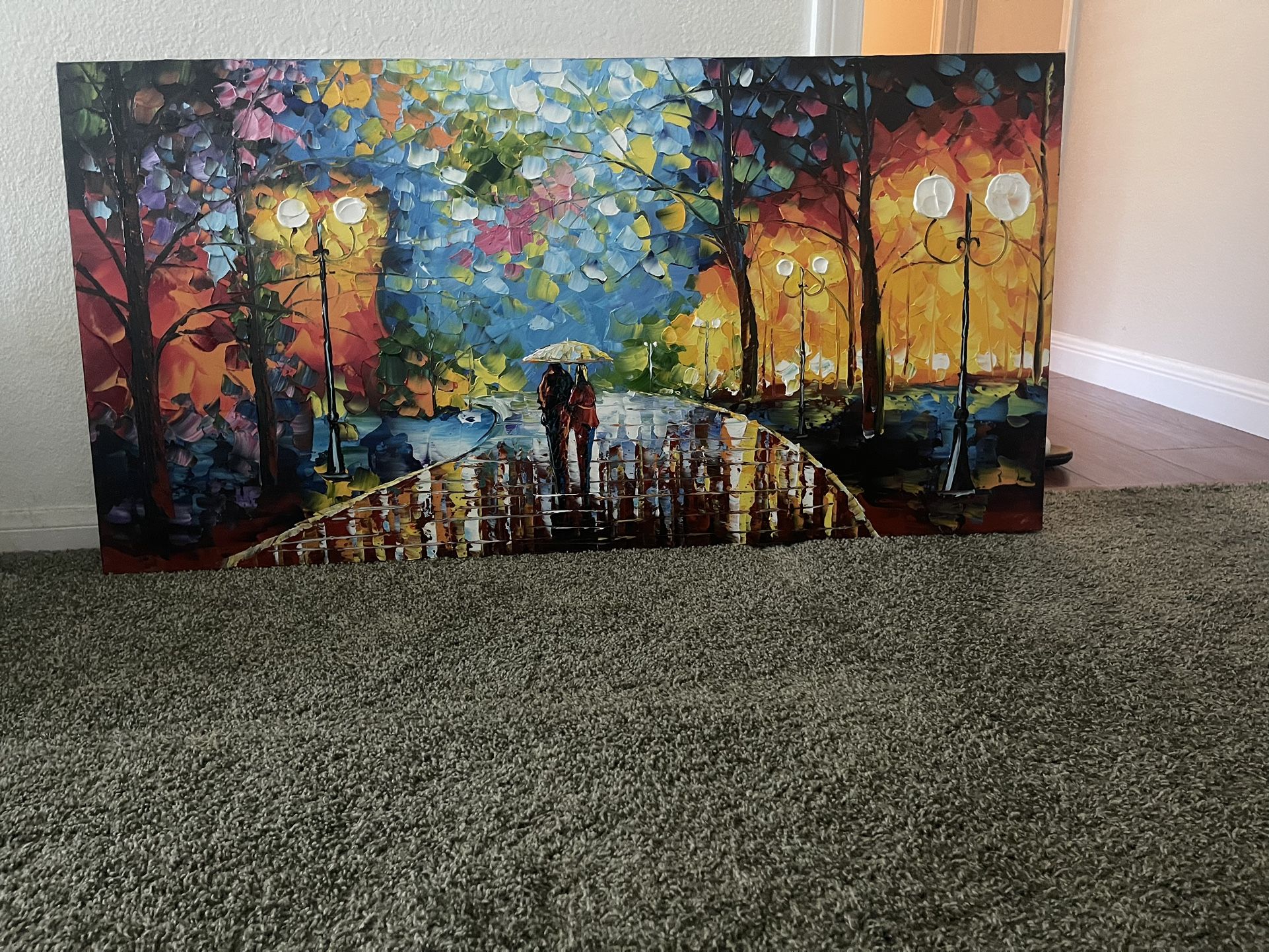 Miscellaneous-Mirrors , Paintings, Round Ottoman & Dishes- 8 piece Spice of Life Corning Ware -