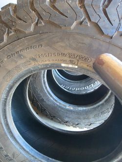 265/75R16 BF GOODRICH ALL TERAIN TIRES