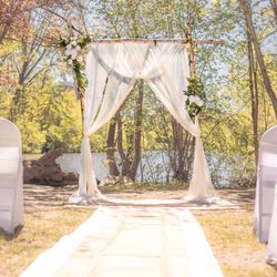 Wedding arch -(Natural BIRCH Wood)