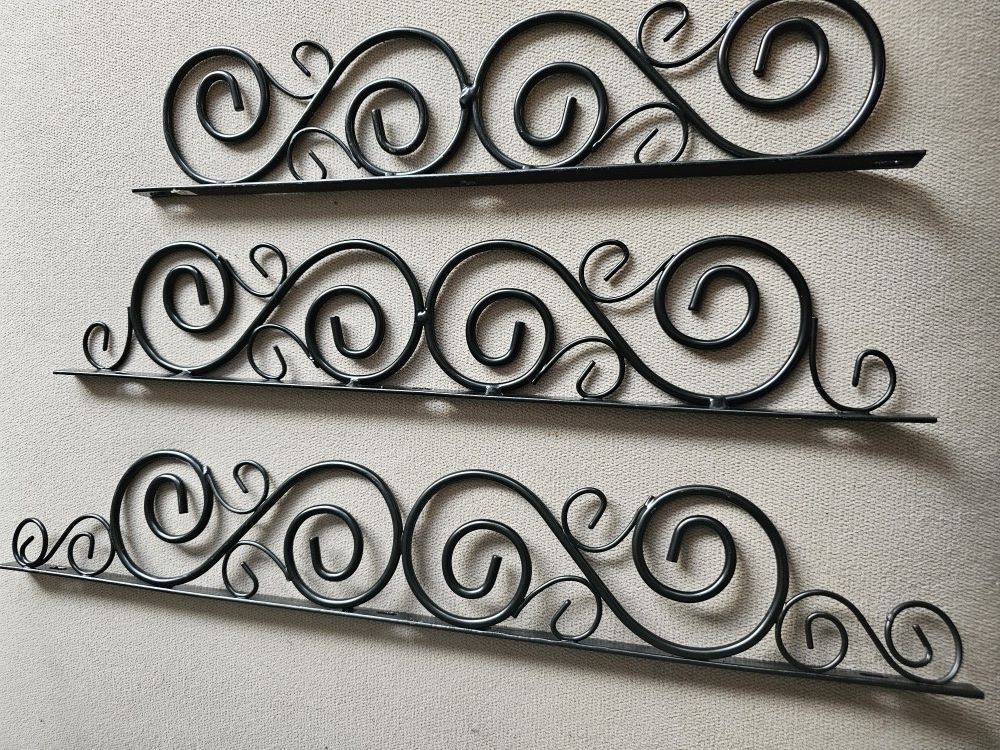 $10.00 - (3) Metal Scrollwork Hardware, NEW! Multiple Decorating Options!