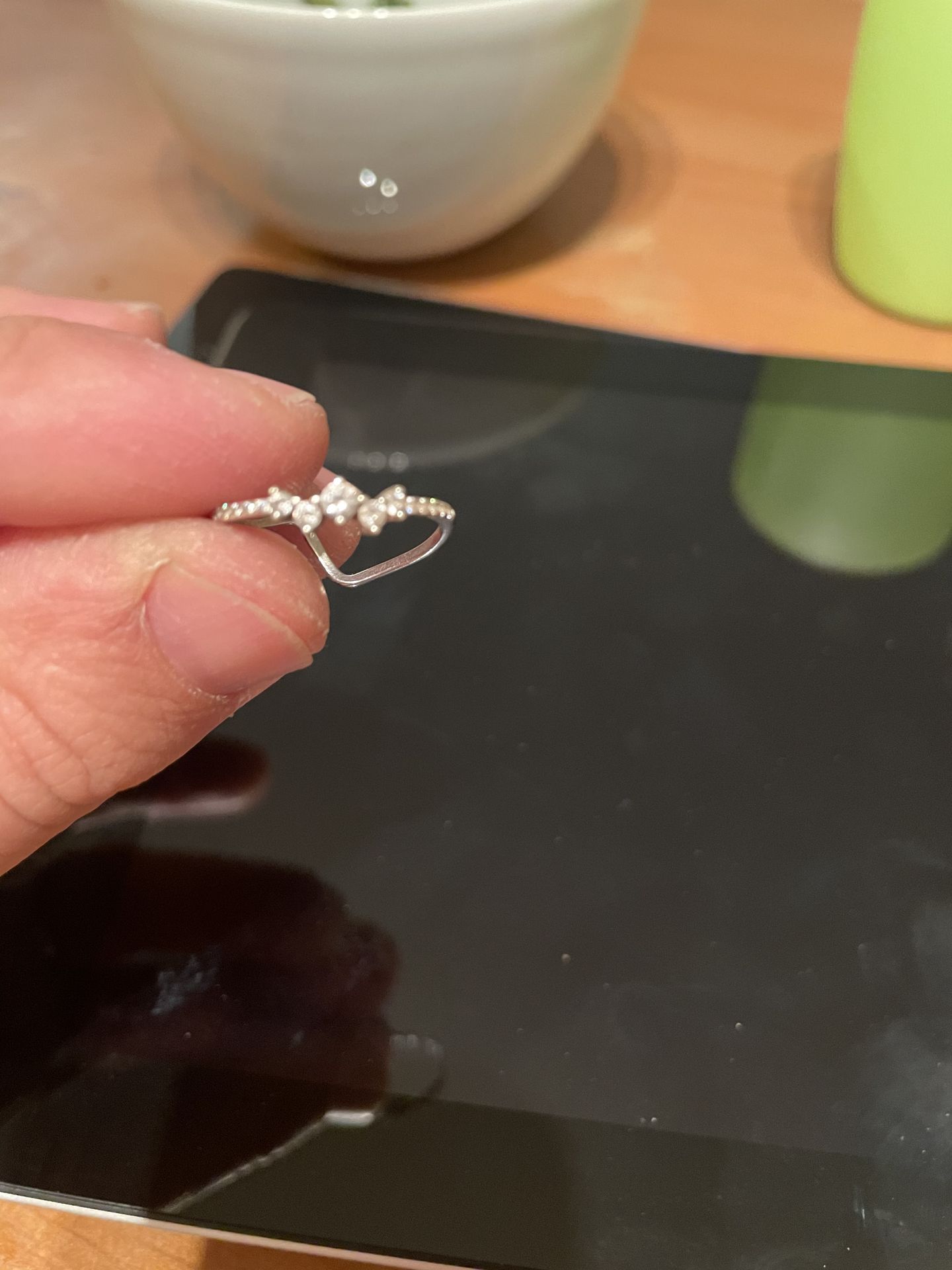 Silver ring size 6.5