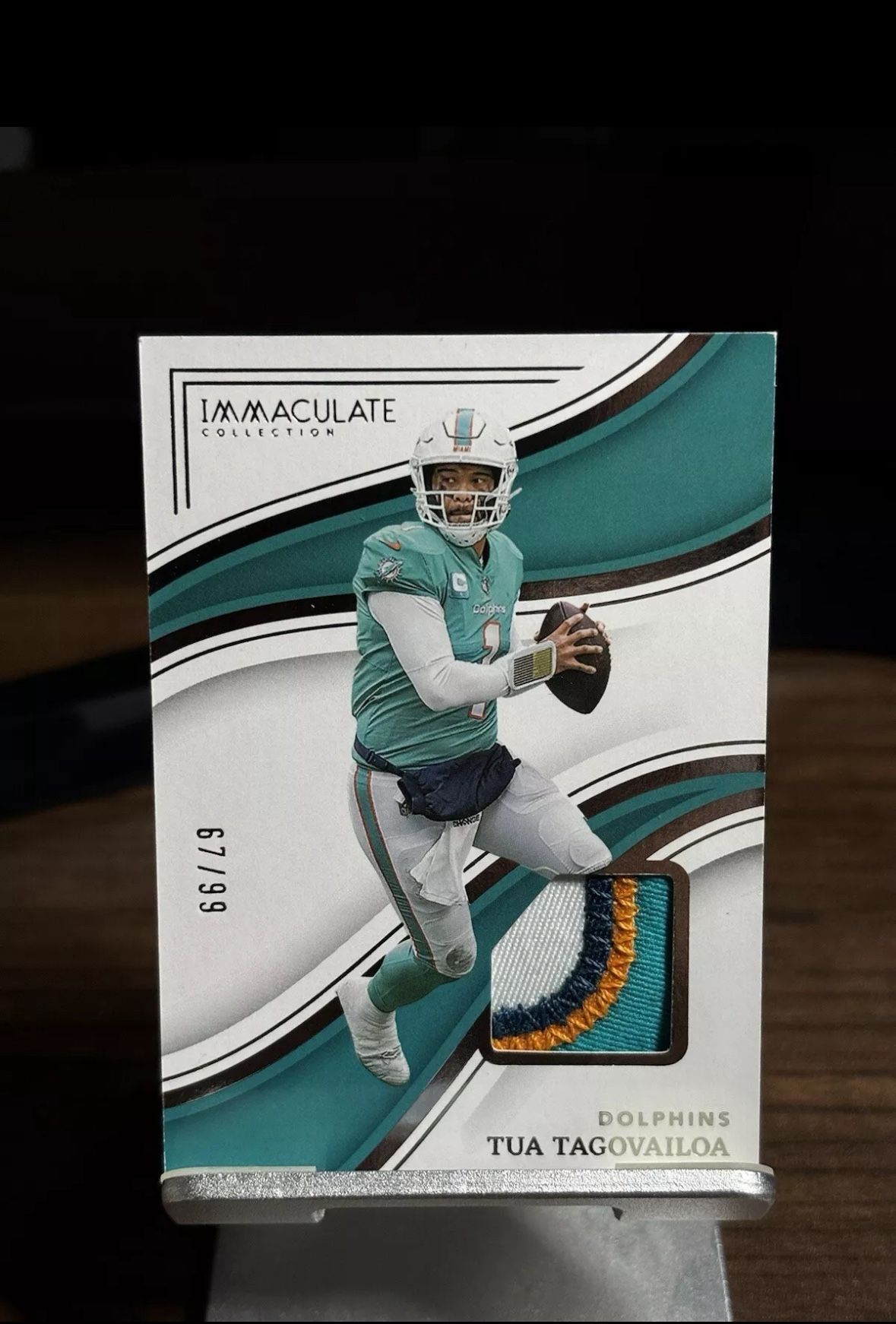 2023 Immaculate Tua Tagovailoa 4-Team Color Patch /99 Dolphins QB