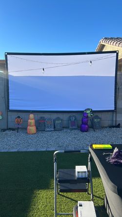 Big outdoor screen.