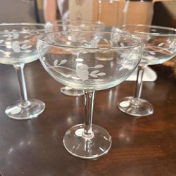 Princess House Margarita Glasses